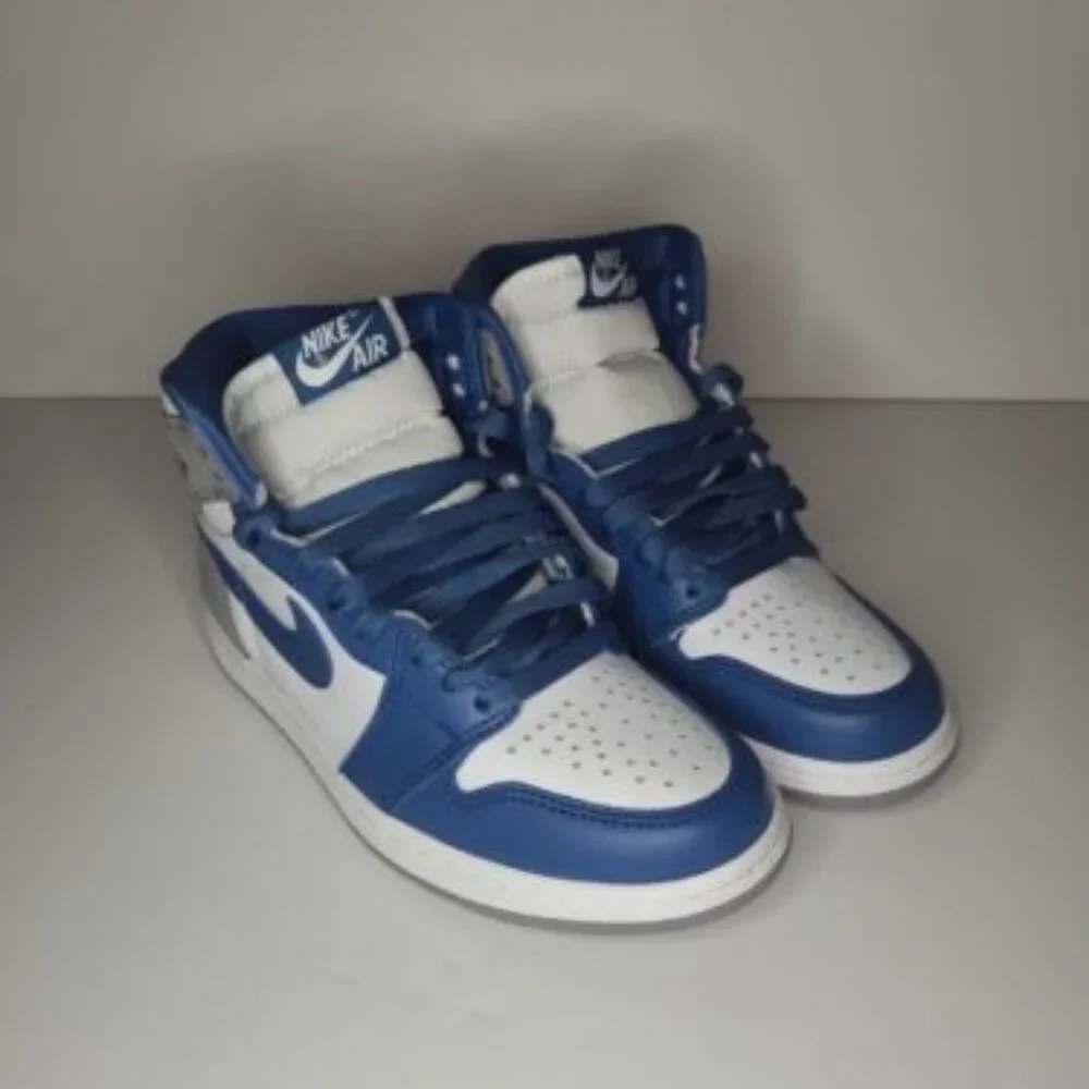 Nike Air Jordan 1 Retro High OG Blue Men's Size 3.5 Basketball Shoes DZ5485-410